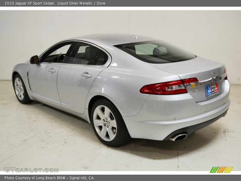 Liquid Silver Metallic / Dove 2010 Jaguar XF Sport Sedan