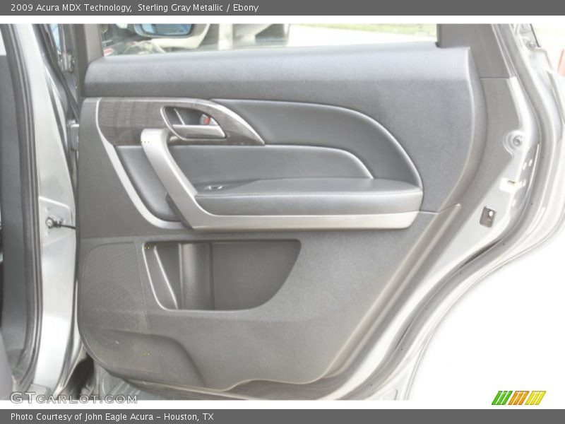 Sterling Gray Metallic / Ebony 2009 Acura MDX Technology