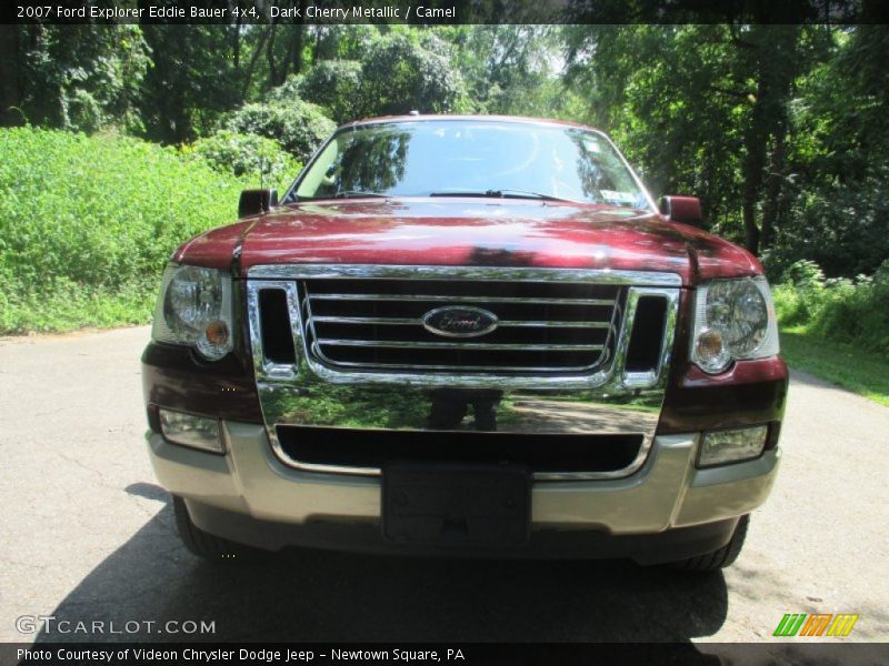 Dark Cherry Metallic / Camel 2007 Ford Explorer Eddie Bauer 4x4