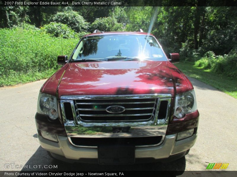 Dark Cherry Metallic / Camel 2007 Ford Explorer Eddie Bauer 4x4