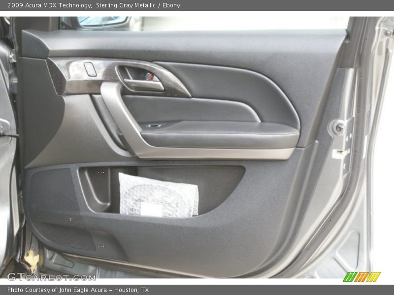 Sterling Gray Metallic / Ebony 2009 Acura MDX Technology