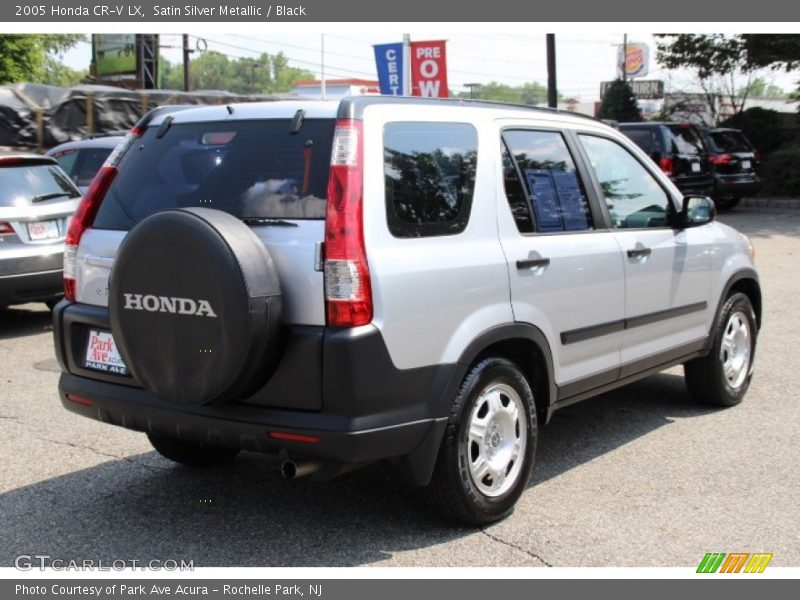 Satin Silver Metallic / Black 2005 Honda CR-V LX