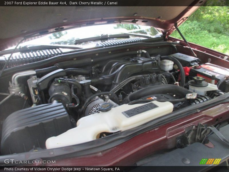 Dark Cherry Metallic / Camel 2007 Ford Explorer Eddie Bauer 4x4