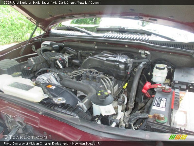 Dark Cherry Metallic / Camel 2007 Ford Explorer Eddie Bauer 4x4