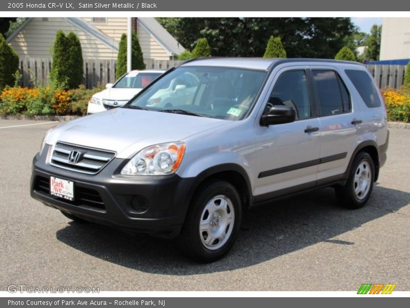 Satin Silver Metallic / Black 2005 Honda CR-V LX