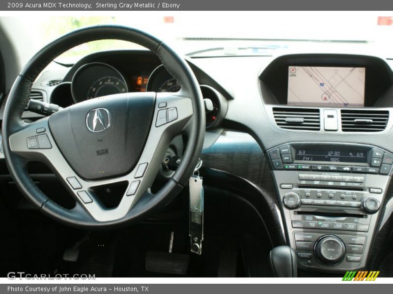 Sterling Gray Metallic / Ebony 2009 Acura MDX Technology