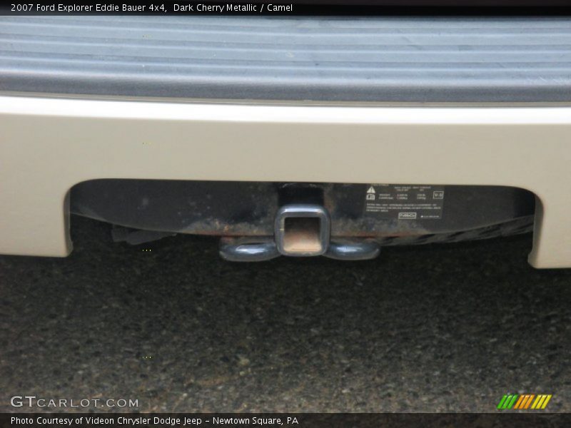 Dark Cherry Metallic / Camel 2007 Ford Explorer Eddie Bauer 4x4