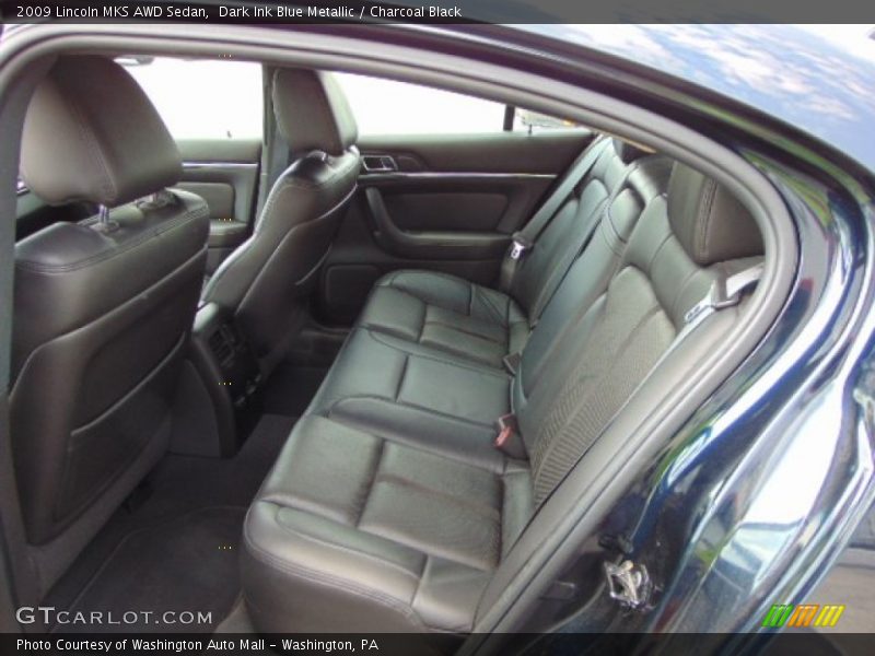 Dark Ink Blue Metallic / Charcoal Black 2009 Lincoln MKS AWD Sedan