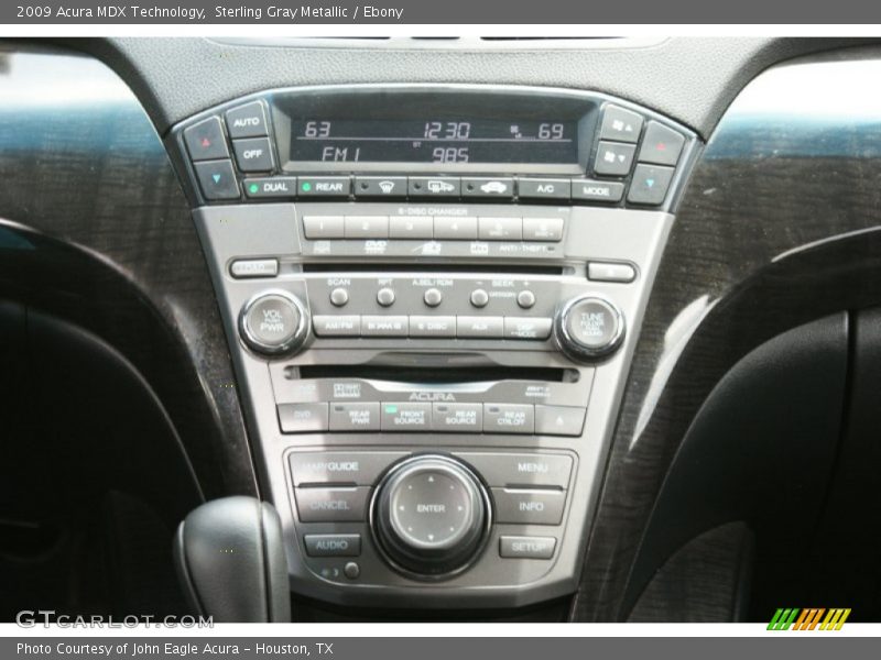 Sterling Gray Metallic / Ebony 2009 Acura MDX Technology