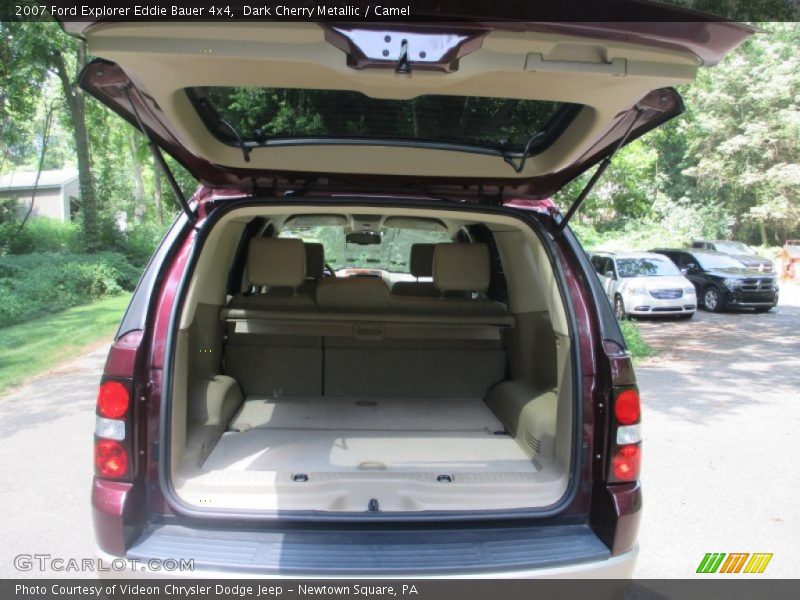Dark Cherry Metallic / Camel 2007 Ford Explorer Eddie Bauer 4x4