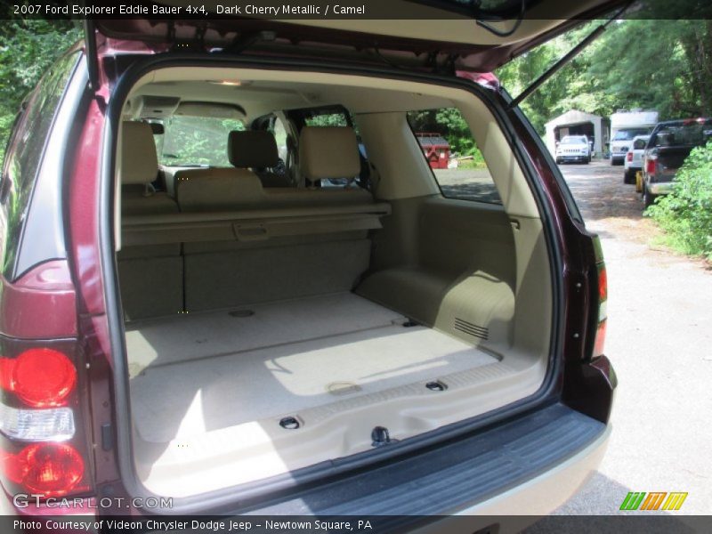 Dark Cherry Metallic / Camel 2007 Ford Explorer Eddie Bauer 4x4
