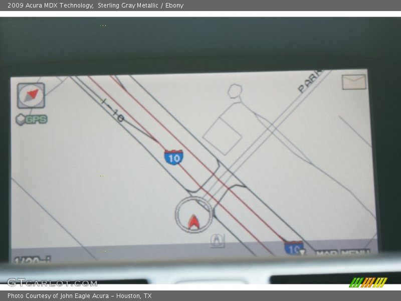 Sterling Gray Metallic / Ebony 2009 Acura MDX Technology