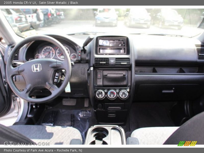 Satin Silver Metallic / Black 2005 Honda CR-V LX