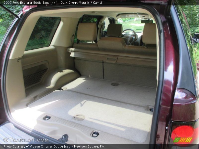 Dark Cherry Metallic / Camel 2007 Ford Explorer Eddie Bauer 4x4
