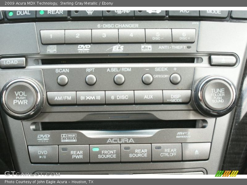 Sterling Gray Metallic / Ebony 2009 Acura MDX Technology