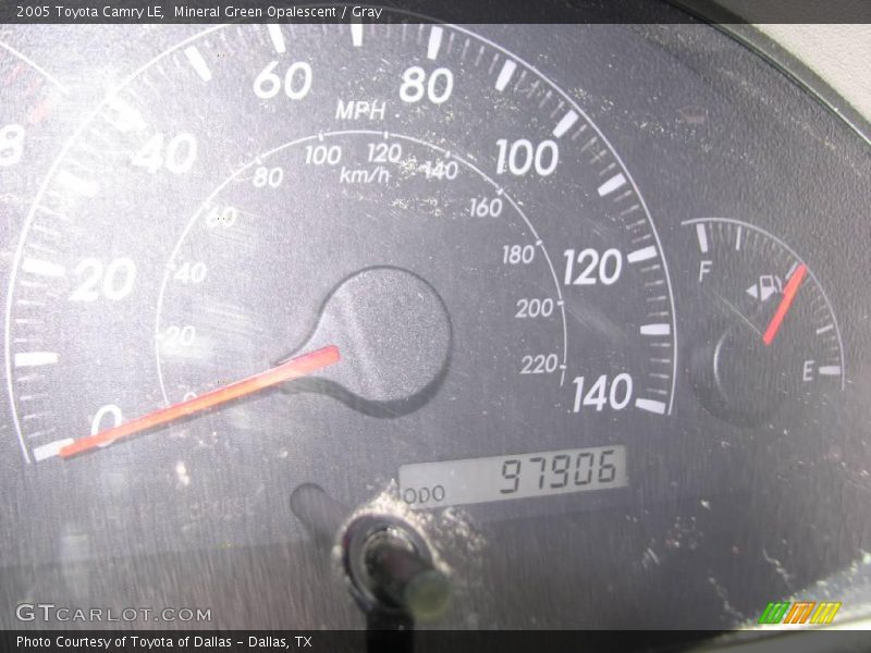 Mineral Green Opalescent / Gray 2005 Toyota Camry LE