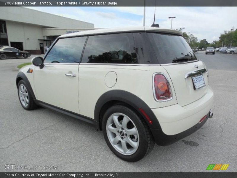 Pepper White / Gravity Tuscan Beige 2007 Mini Cooper Hardtop