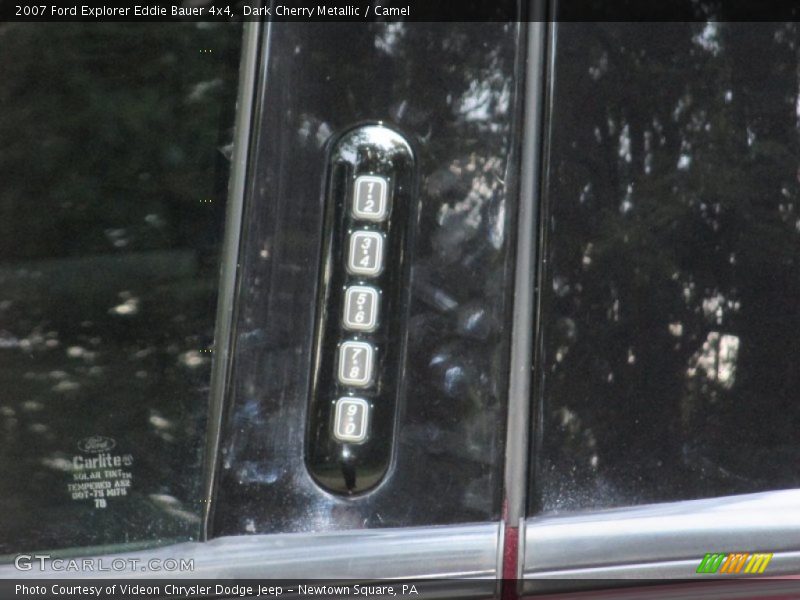 Dark Cherry Metallic / Camel 2007 Ford Explorer Eddie Bauer 4x4