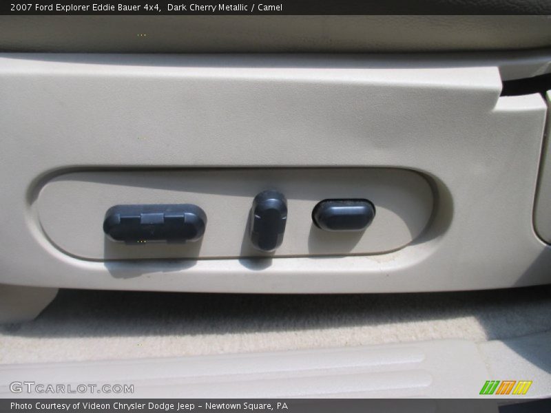Dark Cherry Metallic / Camel 2007 Ford Explorer Eddie Bauer 4x4