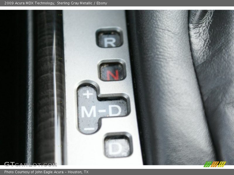 Sterling Gray Metallic / Ebony 2009 Acura MDX Technology
