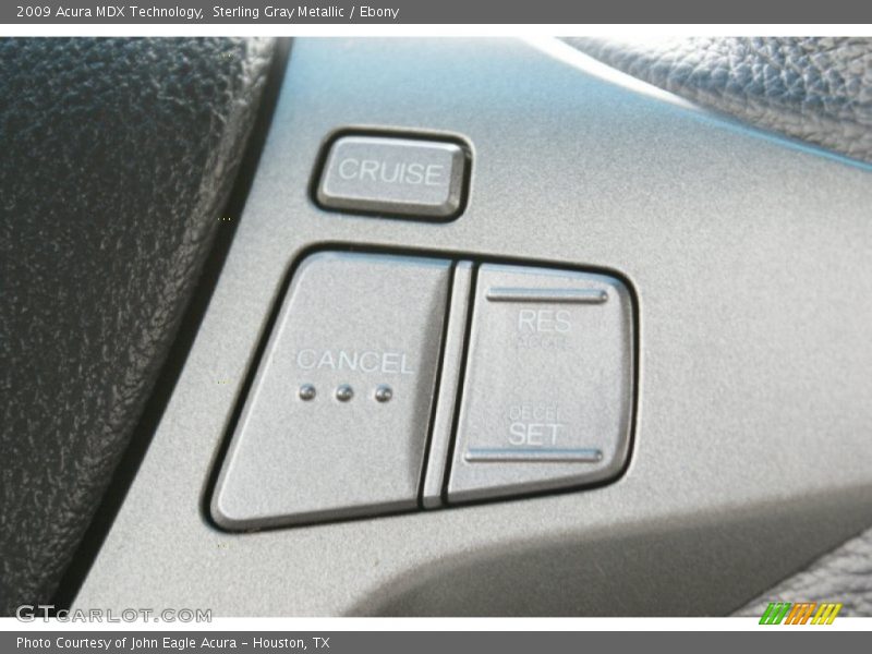 Sterling Gray Metallic / Ebony 2009 Acura MDX Technology