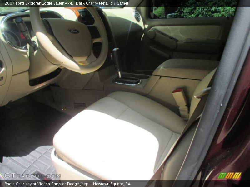 Dark Cherry Metallic / Camel 2007 Ford Explorer Eddie Bauer 4x4