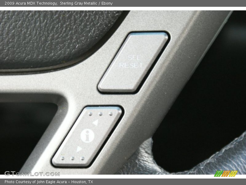 Sterling Gray Metallic / Ebony 2009 Acura MDX Technology