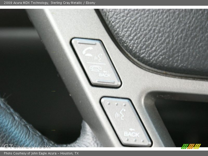 Sterling Gray Metallic / Ebony 2009 Acura MDX Technology