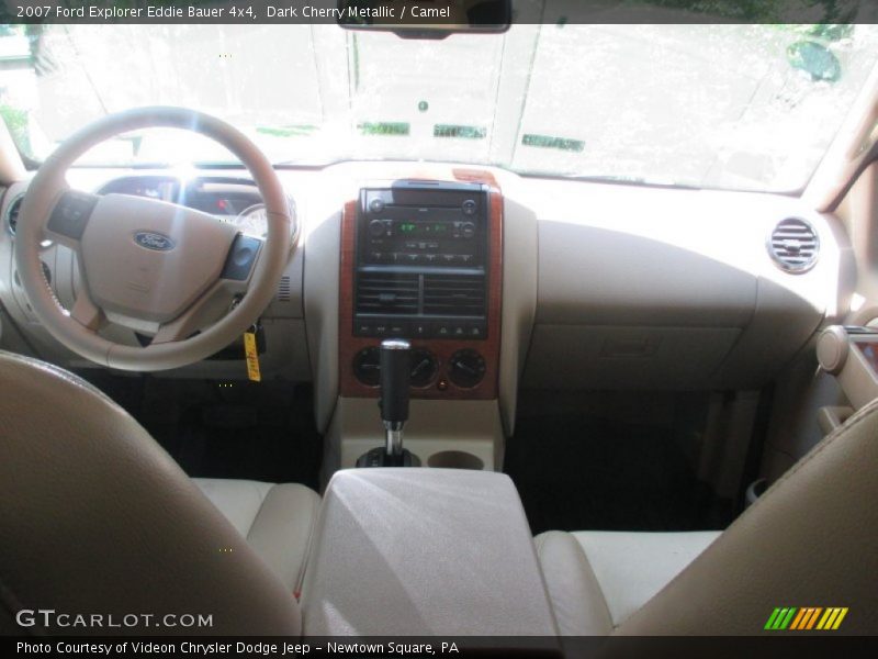 Dark Cherry Metallic / Camel 2007 Ford Explorer Eddie Bauer 4x4
