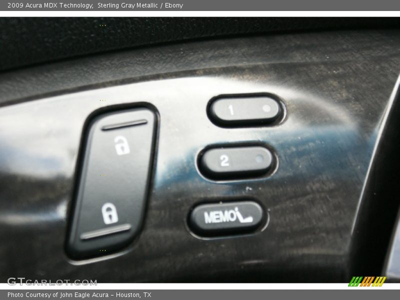 Sterling Gray Metallic / Ebony 2009 Acura MDX Technology