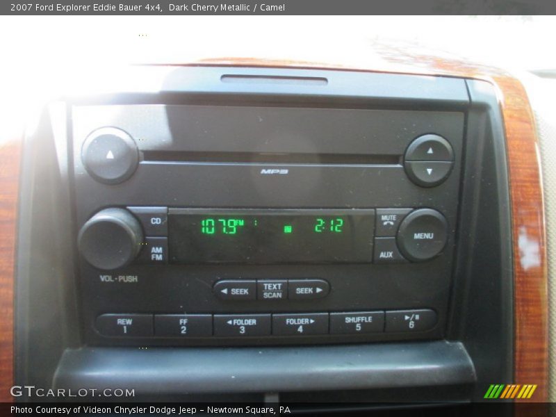 Dark Cherry Metallic / Camel 2007 Ford Explorer Eddie Bauer 4x4