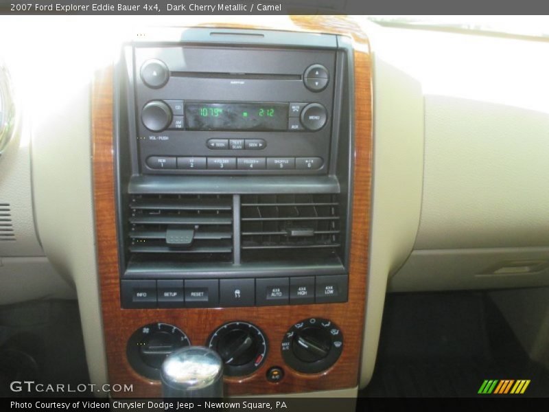 Dark Cherry Metallic / Camel 2007 Ford Explorer Eddie Bauer 4x4