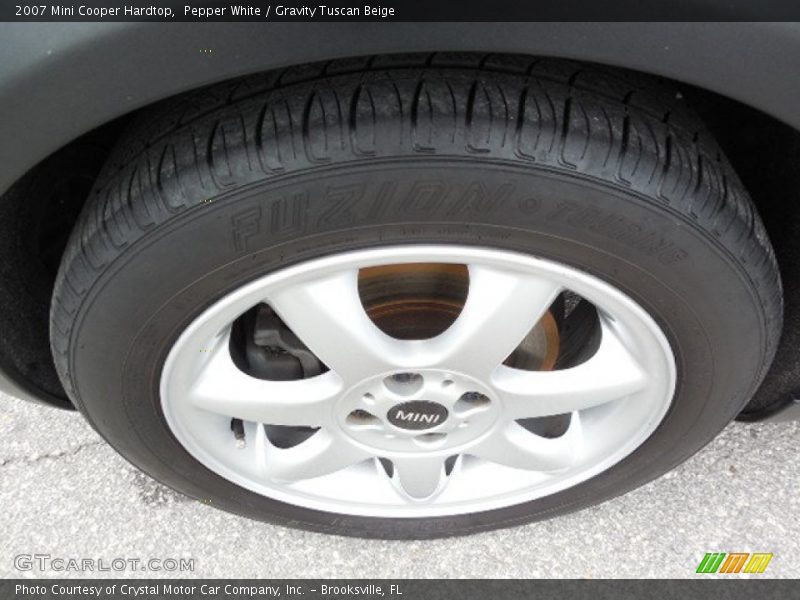 Pepper White / Gravity Tuscan Beige 2007 Mini Cooper Hardtop