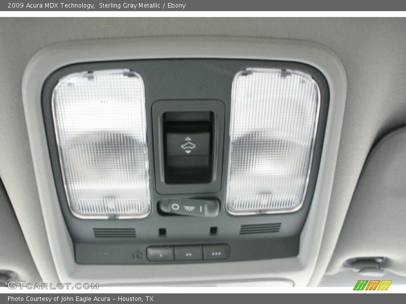 Sterling Gray Metallic / Ebony 2009 Acura MDX Technology