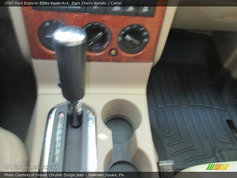 Dark Cherry Metallic / Camel 2007 Ford Explorer Eddie Bauer 4x4