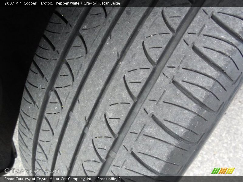 Pepper White / Gravity Tuscan Beige 2007 Mini Cooper Hardtop