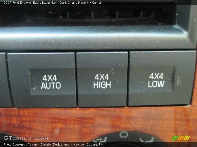 Dark Cherry Metallic / Camel 2007 Ford Explorer Eddie Bauer 4x4