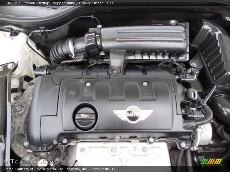 Pepper White / Gravity Tuscan Beige 2007 Mini Cooper Hardtop