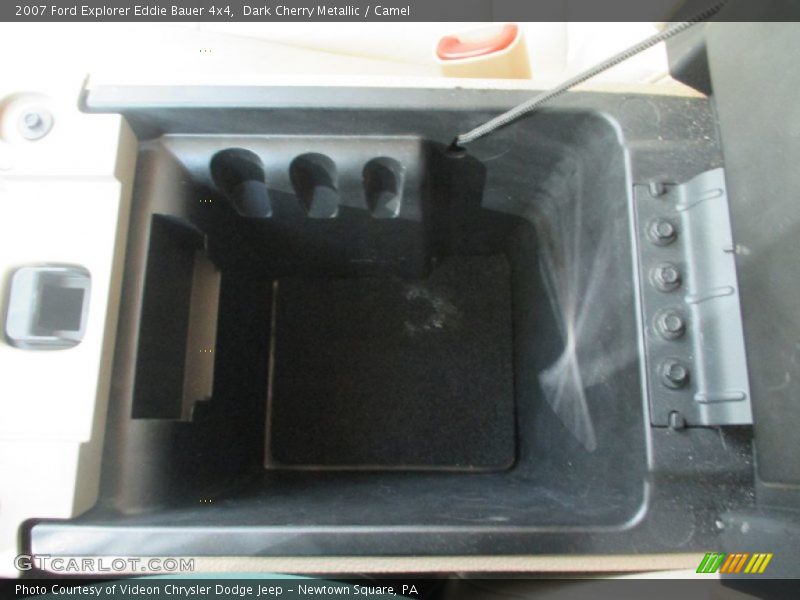 Dark Cherry Metallic / Camel 2007 Ford Explorer Eddie Bauer 4x4