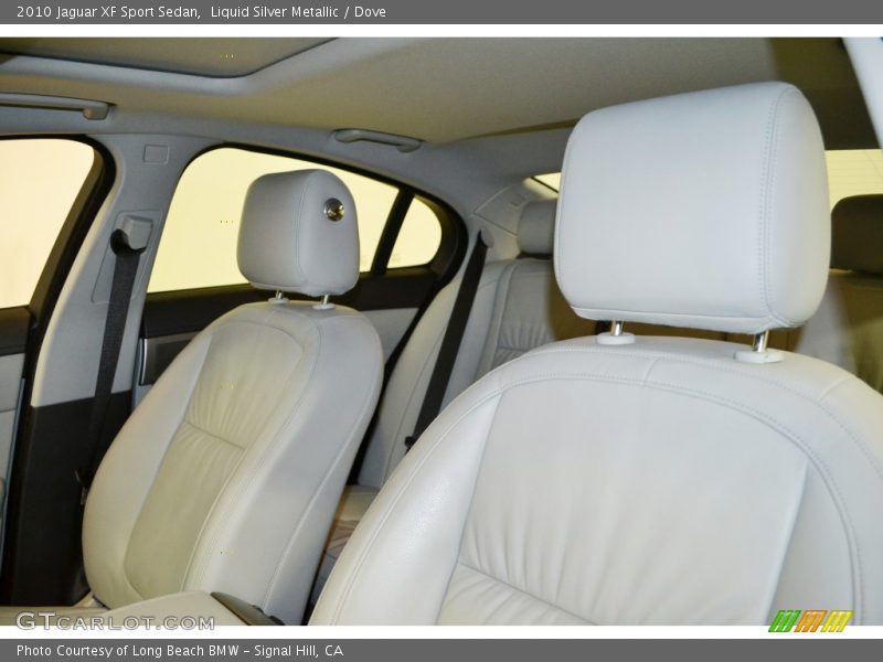 Liquid Silver Metallic / Dove 2010 Jaguar XF Sport Sedan
