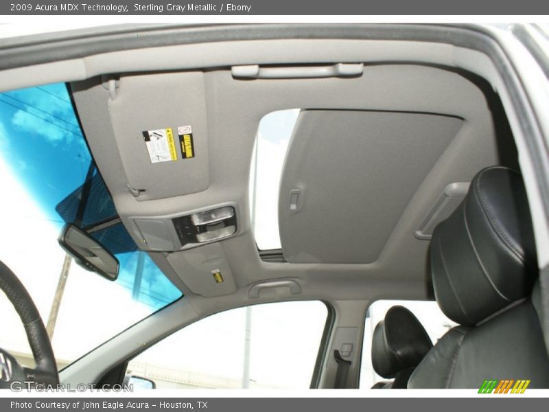 Sterling Gray Metallic / Ebony 2009 Acura MDX Technology