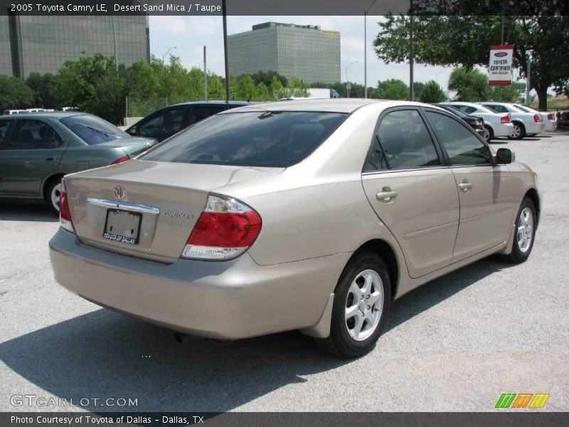 Desert Sand Mica / Taupe 2005 Toyota Camry LE
