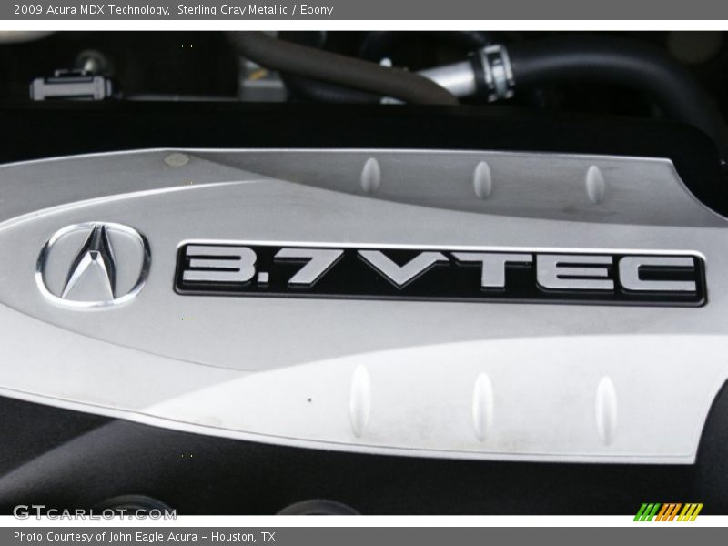 Sterling Gray Metallic / Ebony 2009 Acura MDX Technology