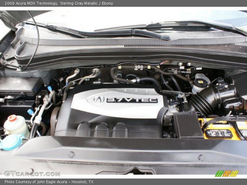 Sterling Gray Metallic / Ebony 2009 Acura MDX Technology