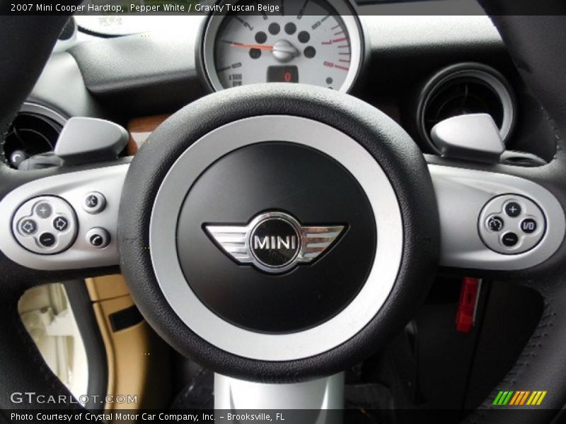 Pepper White / Gravity Tuscan Beige 2007 Mini Cooper Hardtop