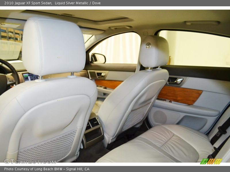 Liquid Silver Metallic / Dove 2010 Jaguar XF Sport Sedan