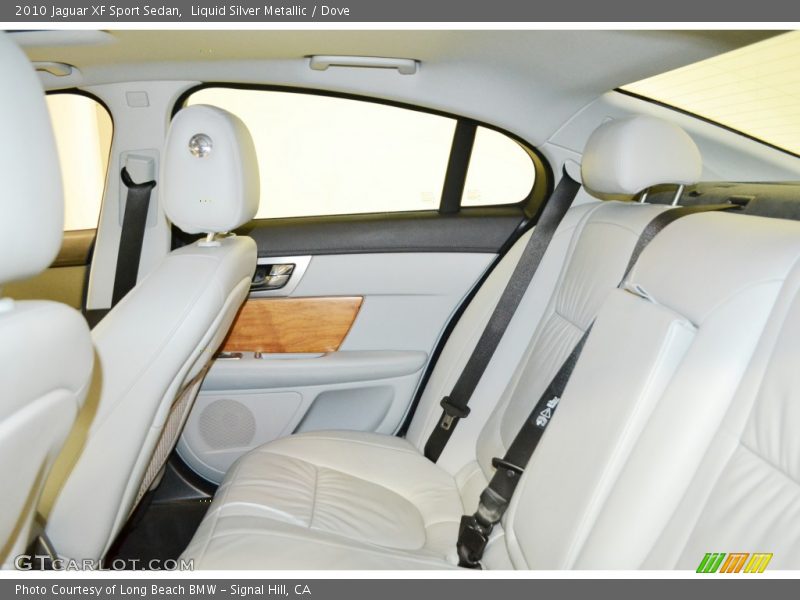 Liquid Silver Metallic / Dove 2010 Jaguar XF Sport Sedan