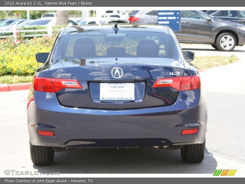 Fathom Blue Pearl / Ebony 2013 Acura ILX 2.0L