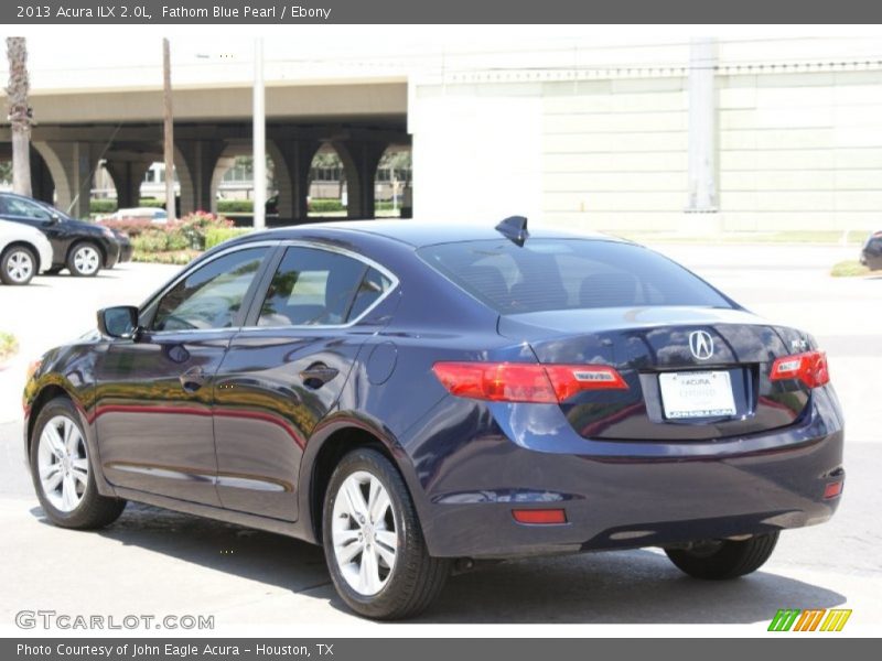 Fathom Blue Pearl / Ebony 2013 Acura ILX 2.0L