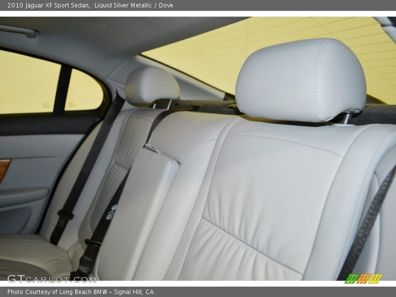 Liquid Silver Metallic / Dove 2010 Jaguar XF Sport Sedan